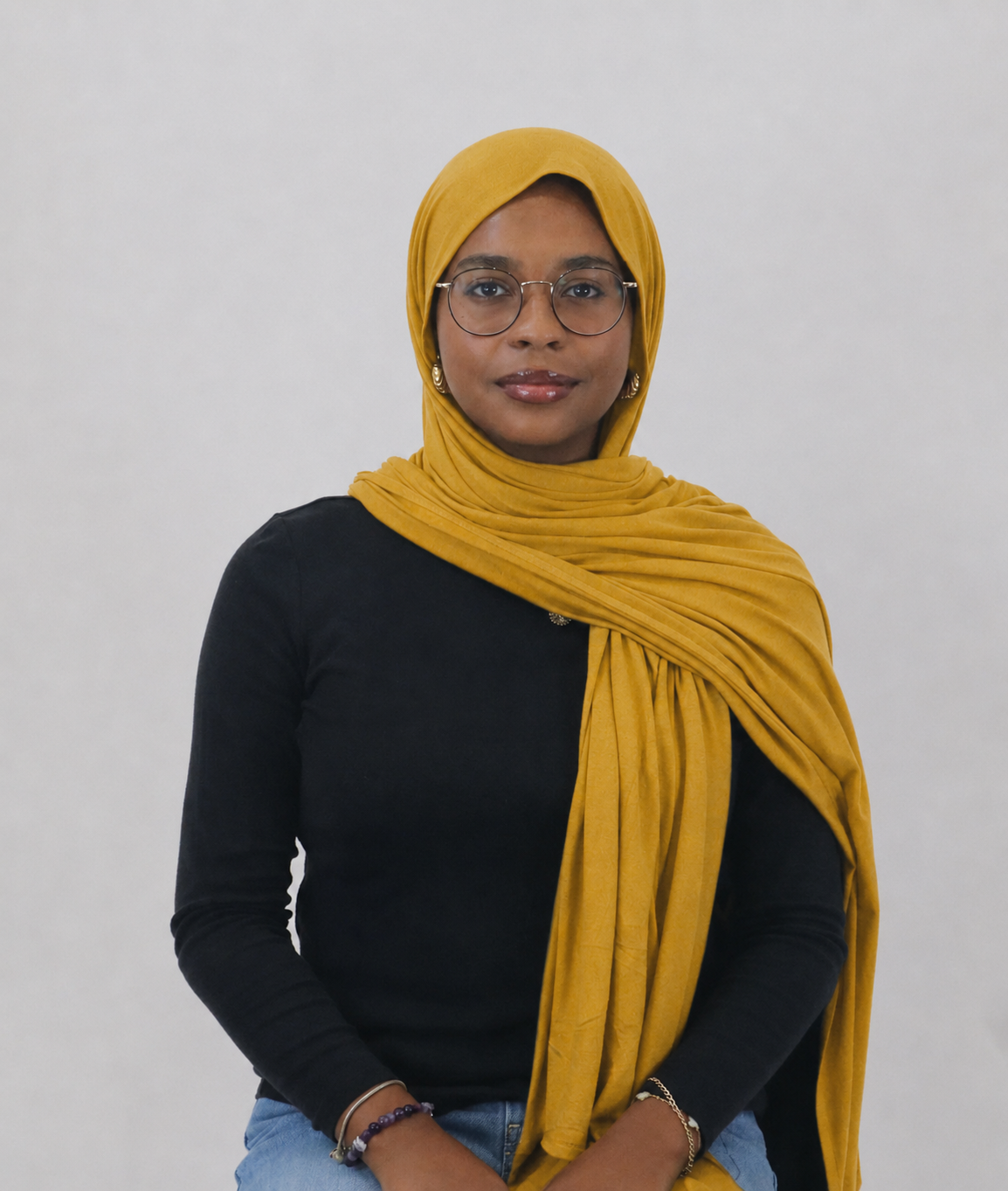 Jersey Hijab - Mustard