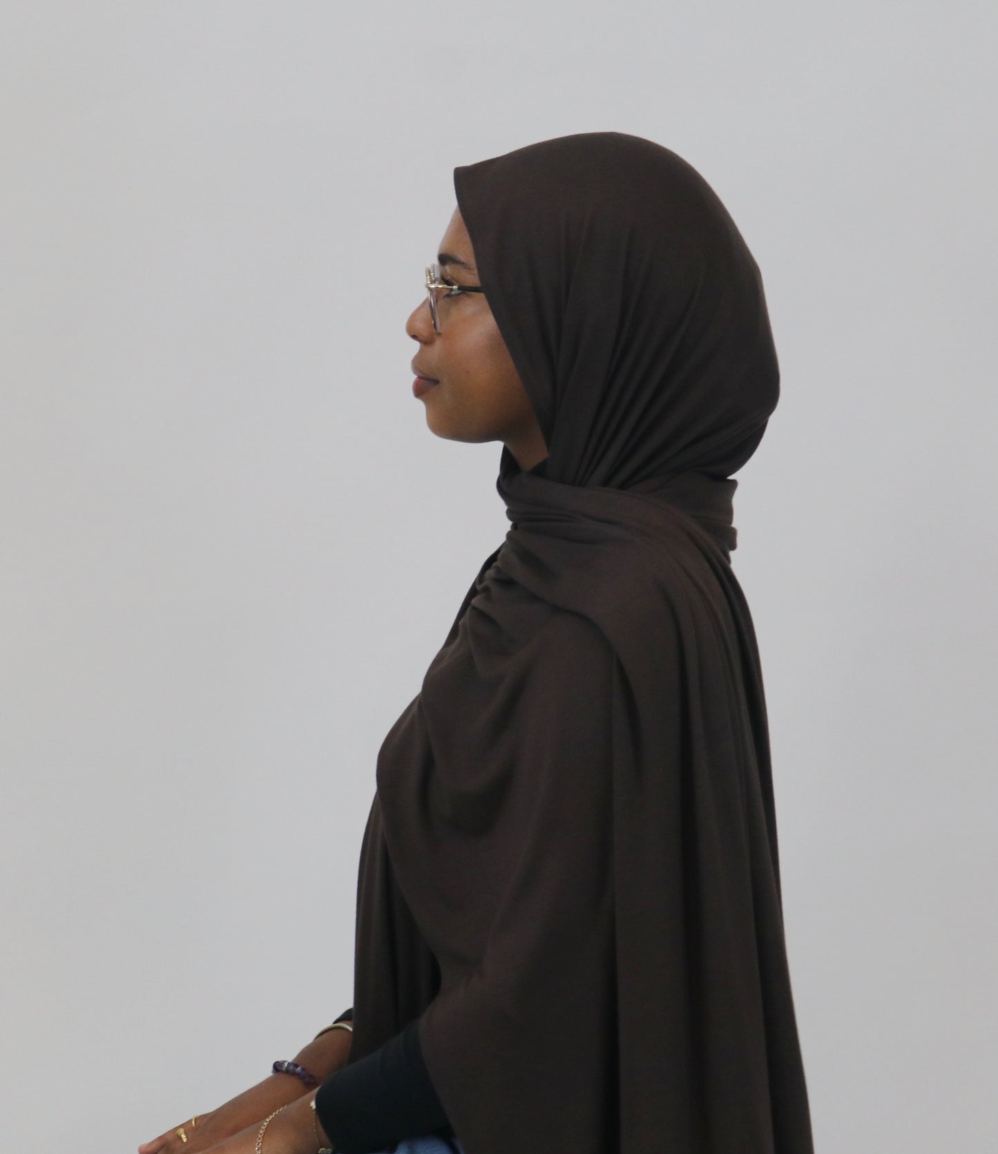 Jersey Hijab - Chocolate
