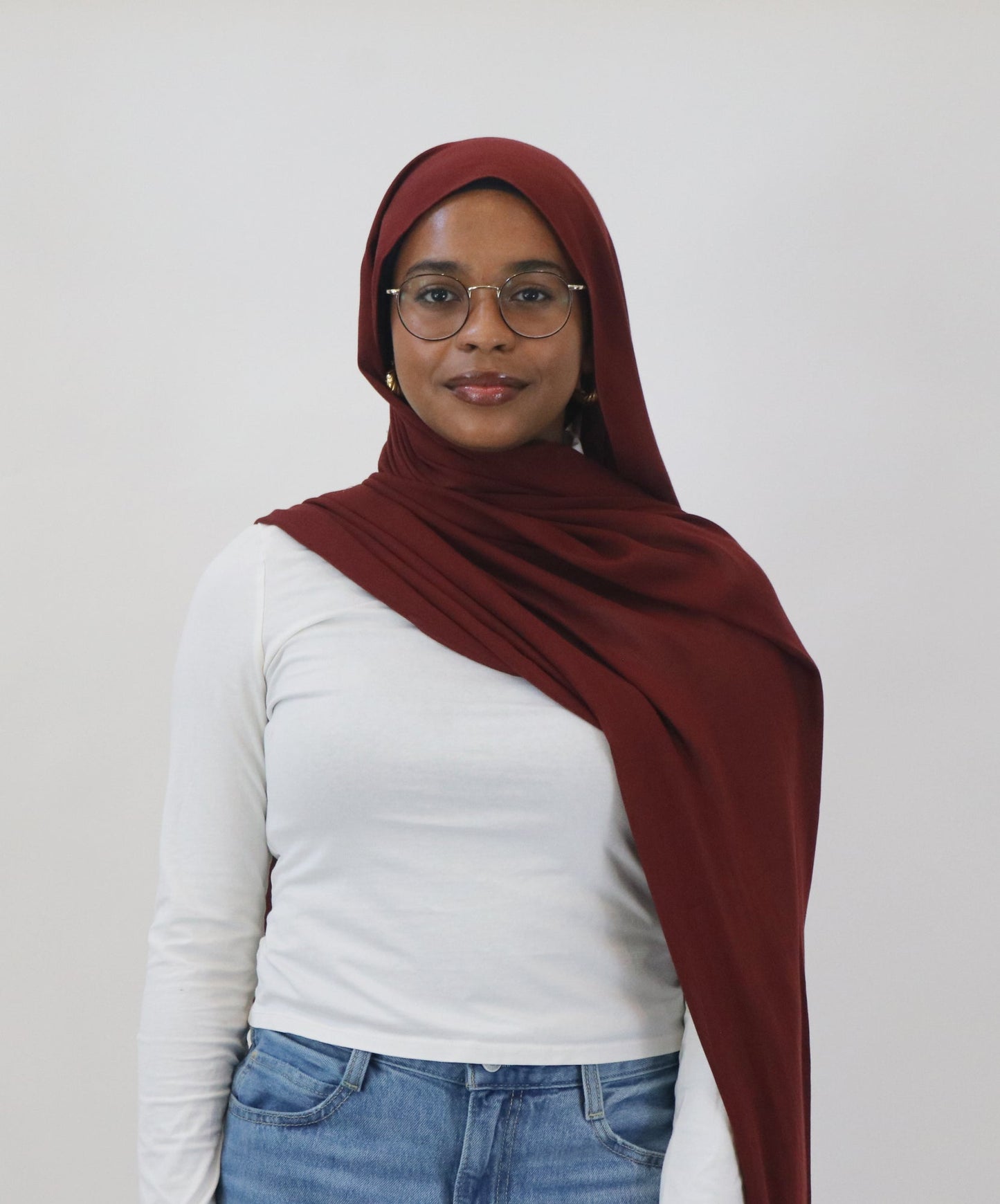 Modal Hijab - Maroon