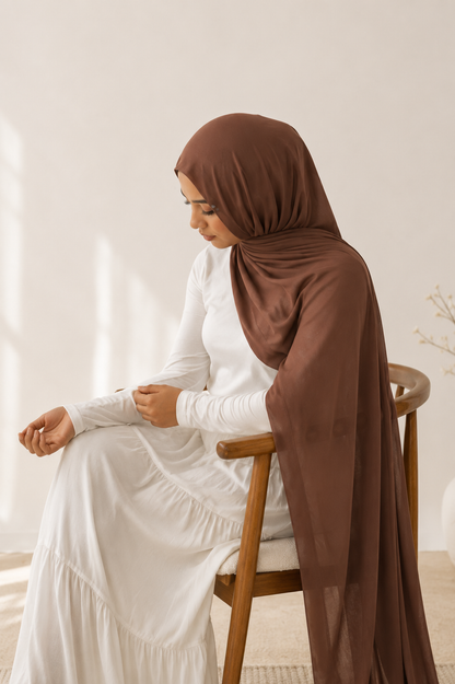 Modal Hijab - Coffee