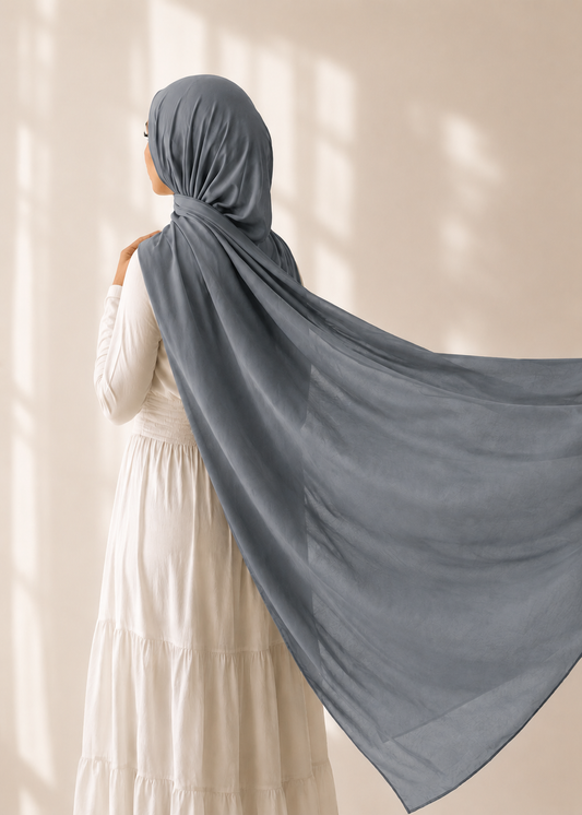 Modal Hijab - Ash