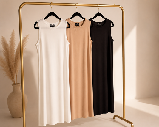 Essential Sleeveless Abaya Underslip