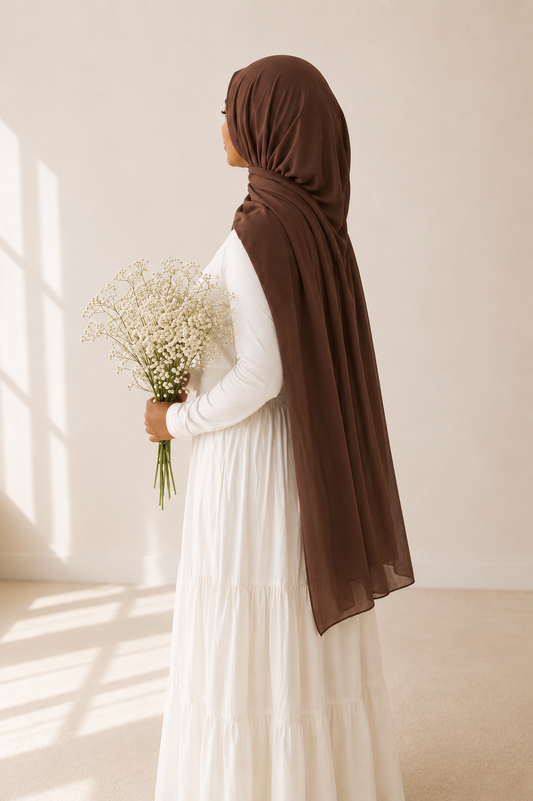 Modal Hijab - Coffee