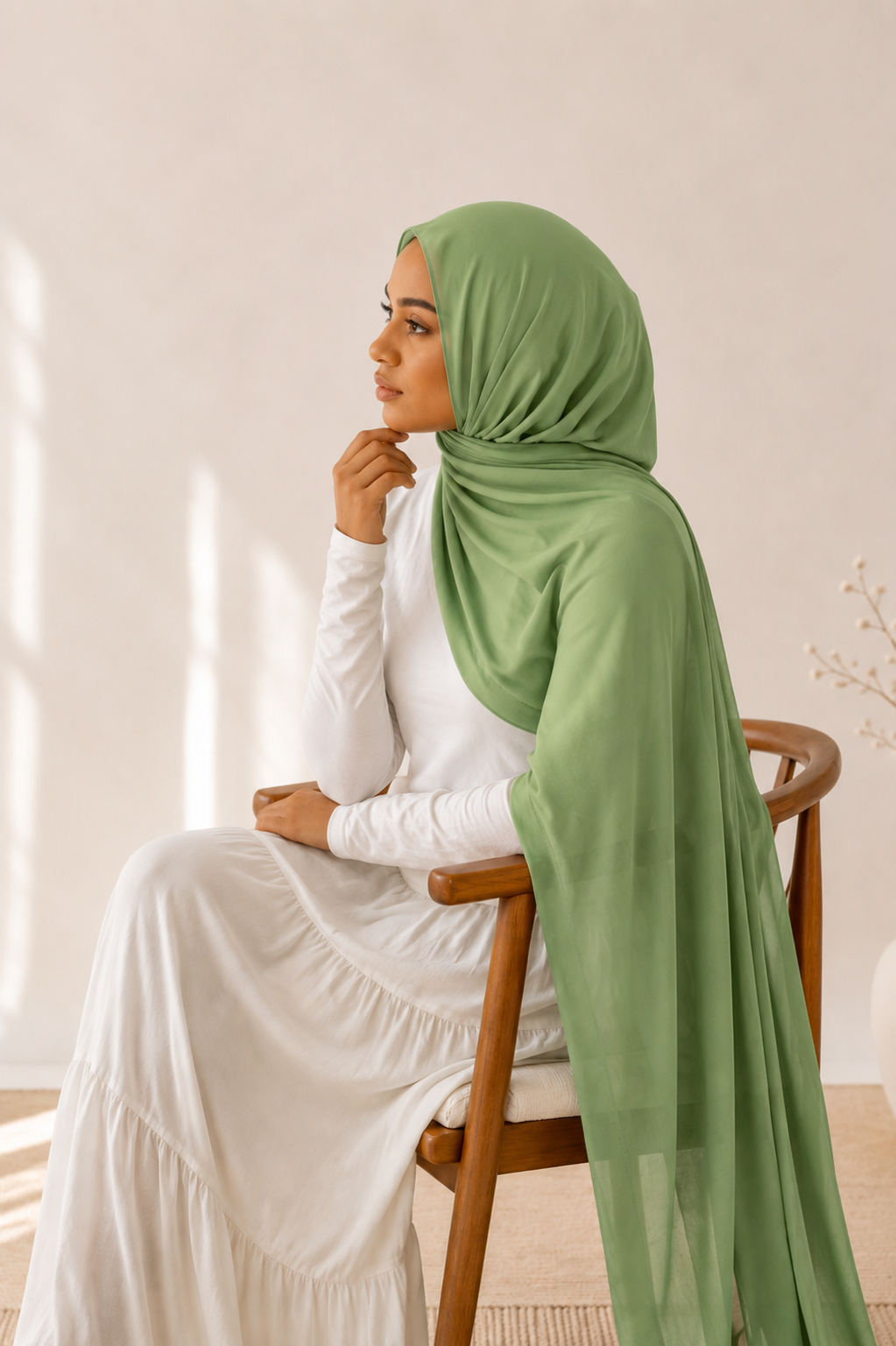 Modal Hijab - Lime
