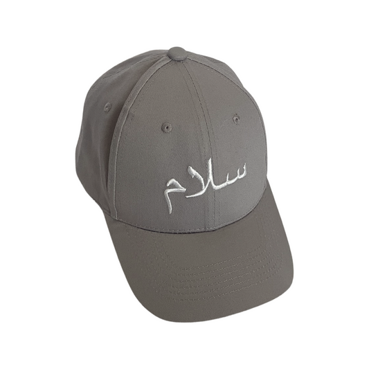 Arabic Salaam Hat (Peace) Gray
