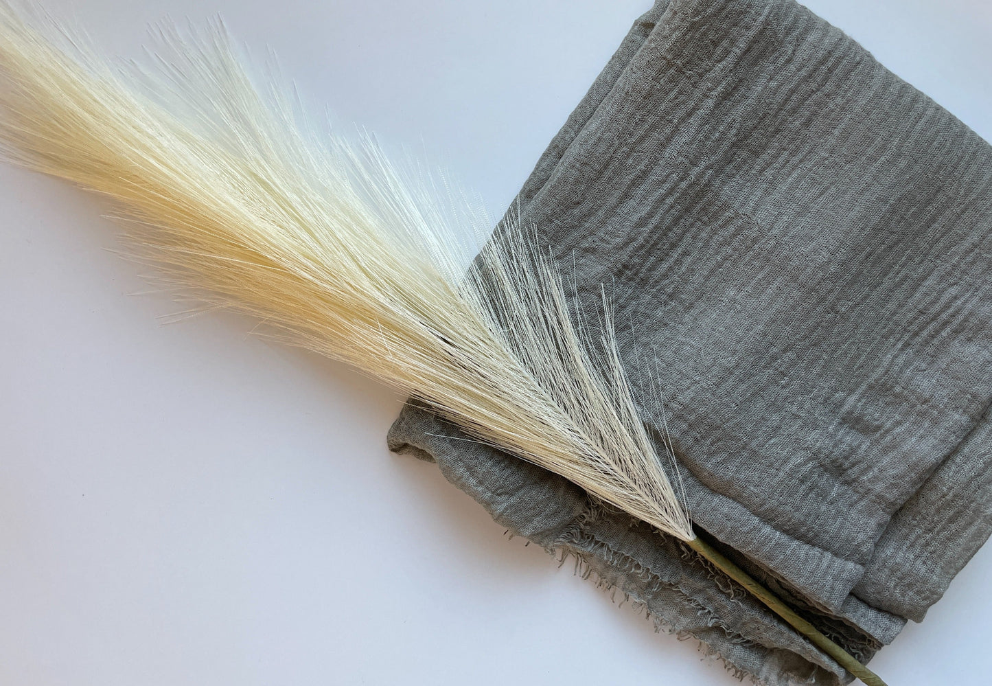 Cotton Crinkle Hijab - Deep Gray