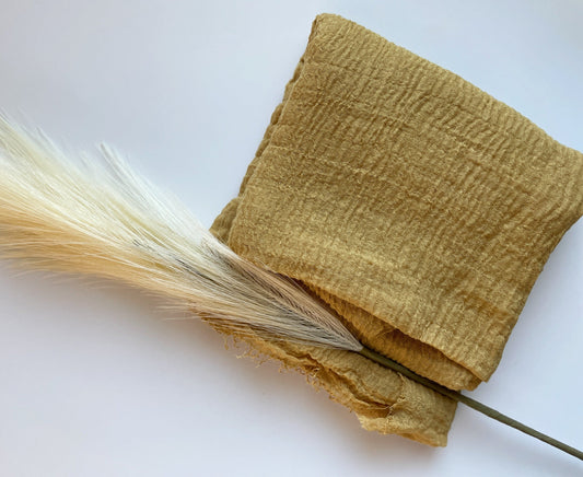 Cotton Crinkle Hijab - Ginger