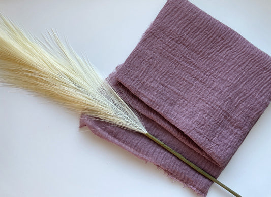 Cotton Crinkle Hijab - Mauve