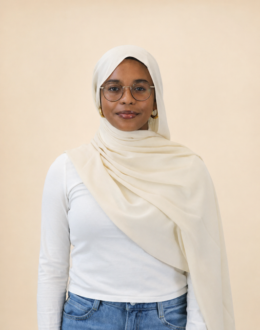 Modal Hijab - Cream