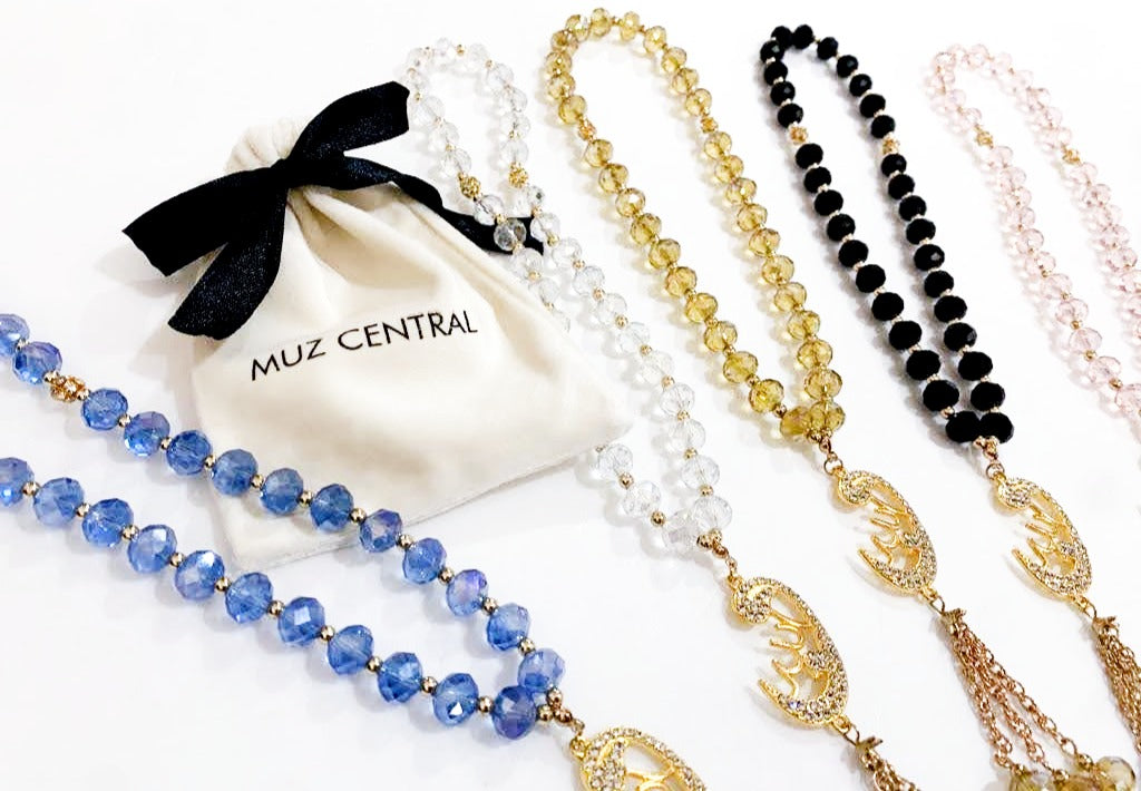 Crystal Jewel Prayer Beads / Car Hanger