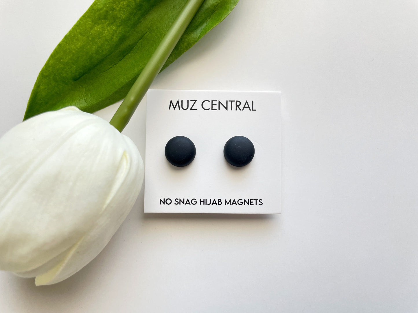 Hijab Magnet Pair  (Matte Black)