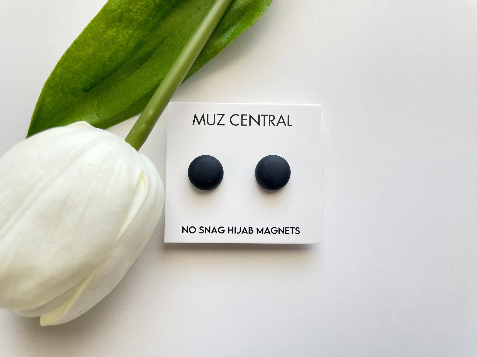 Hijab Magnet Pair  (Matte Black)