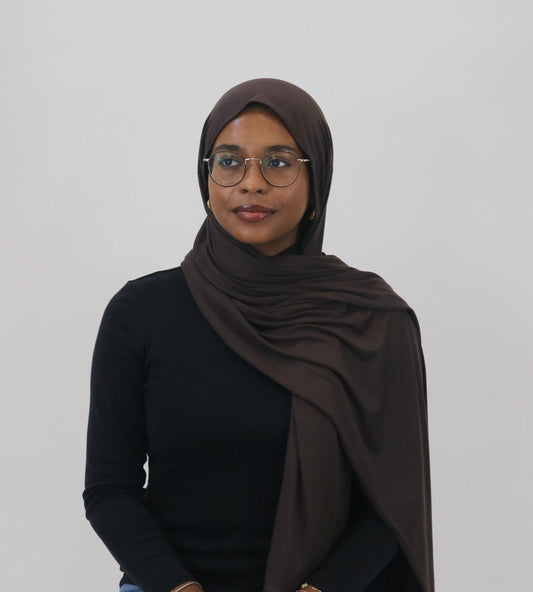 Jersey Hijab - Chocolate