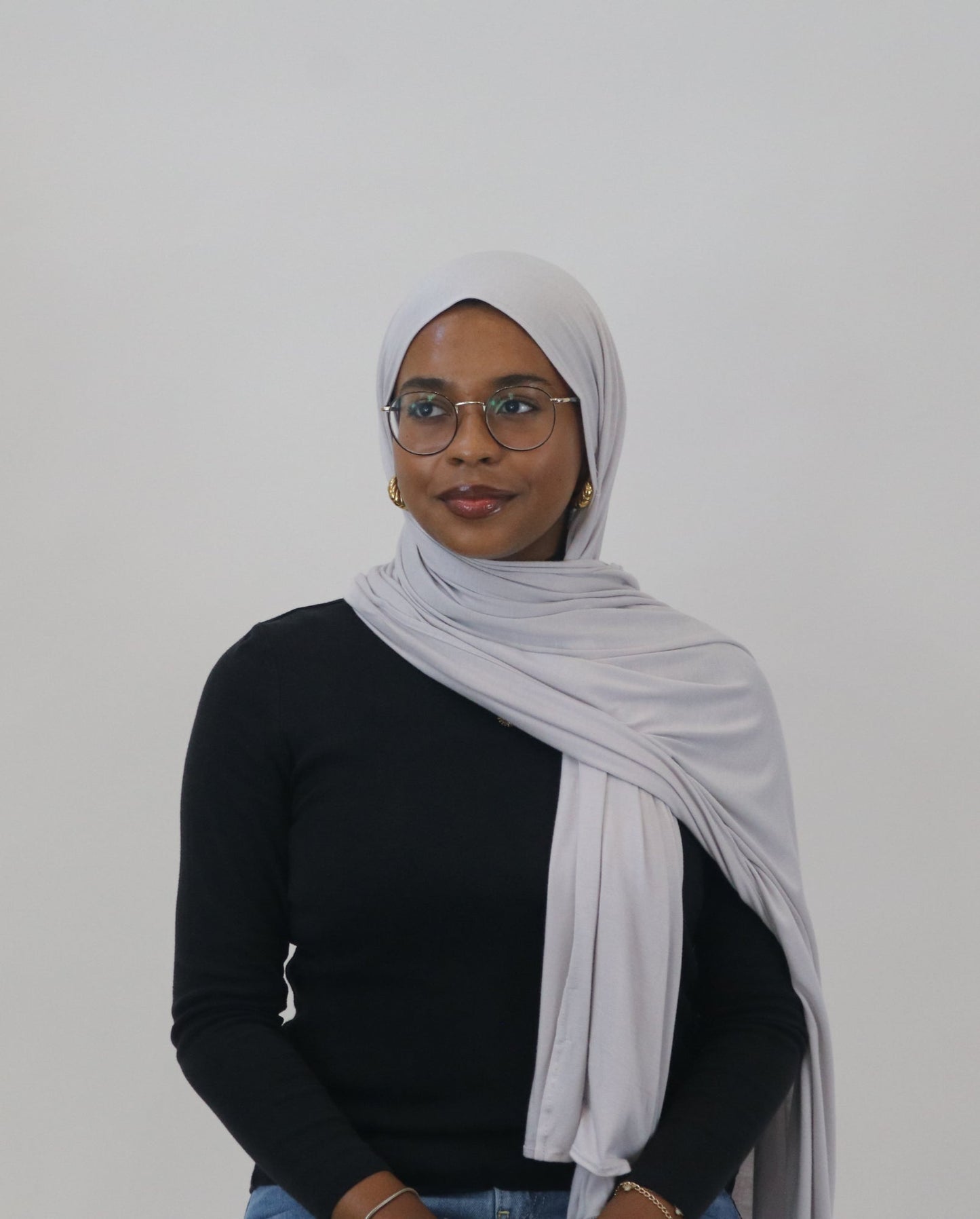 Jersey Hijab - Ivory