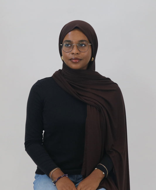 Jersey Hijab - Walnut