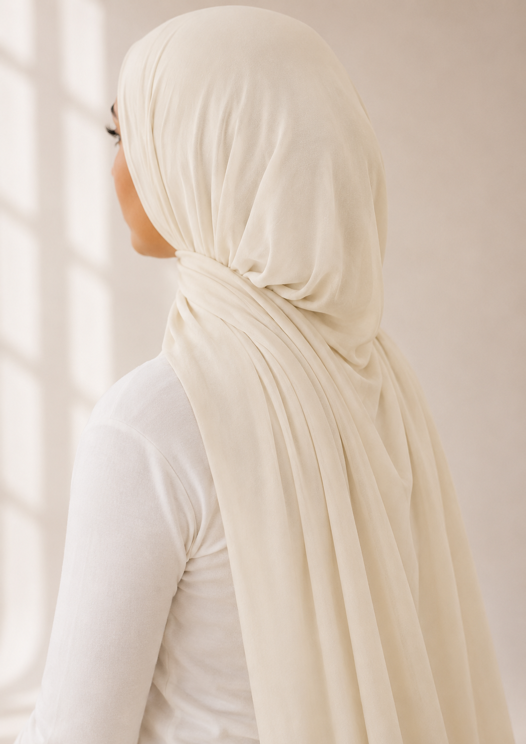 Modal Hijab - Light Beige