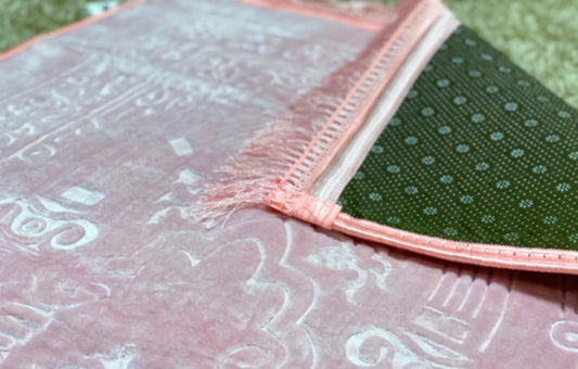 Luxe Prayer Rug - Light Pink