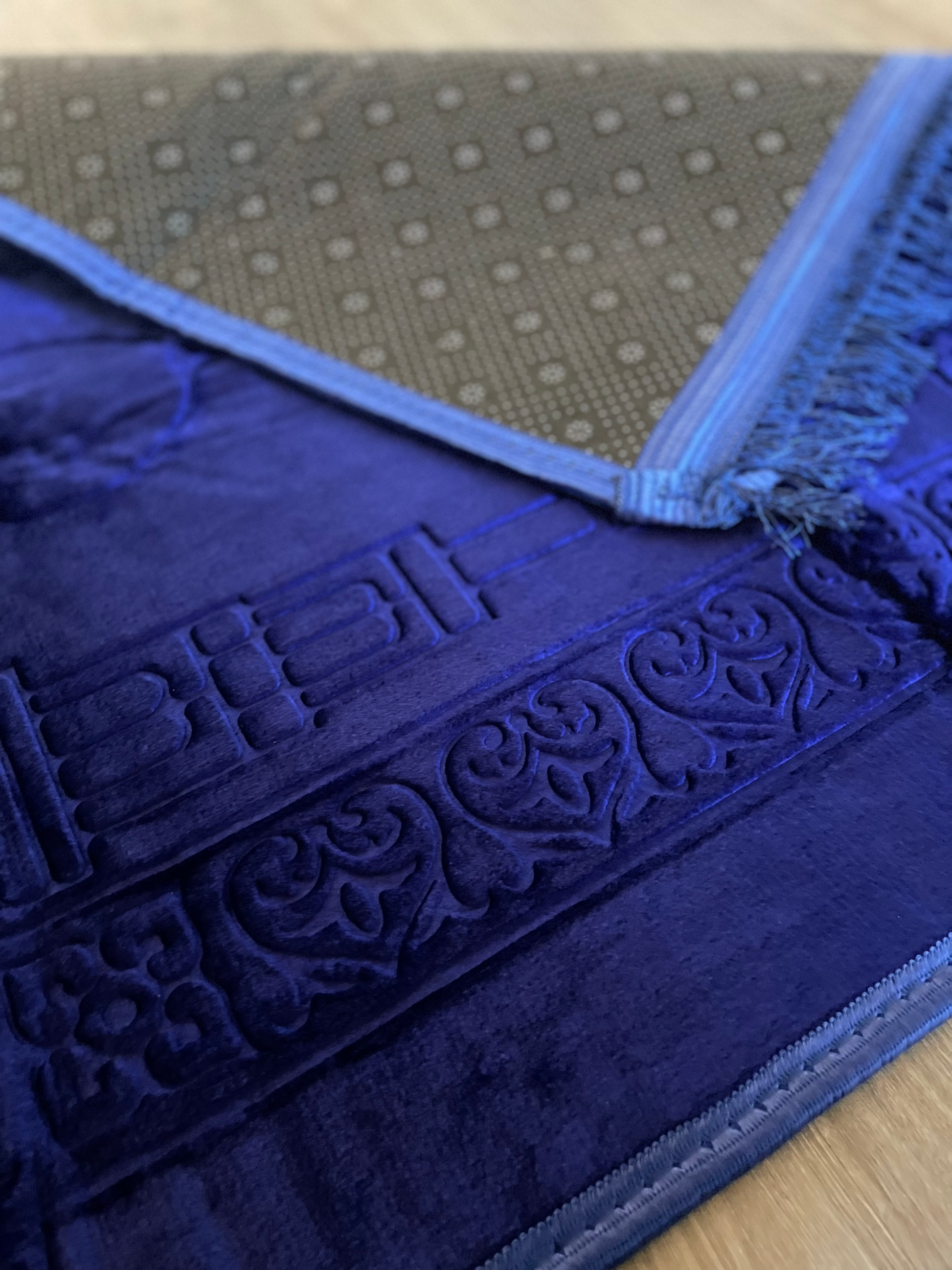 Luxe Prayer Rug - Royal Blue
