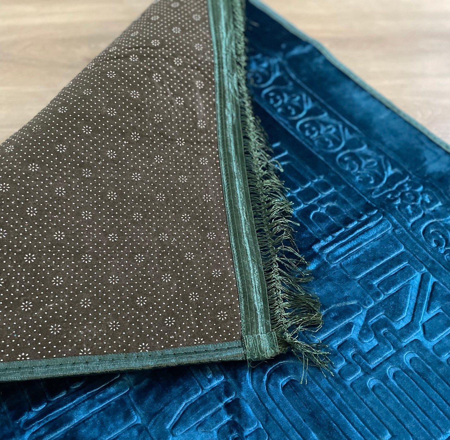 Luxe Prayer Rug - Teal