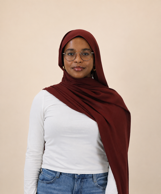 Modal Hijab - Maroon