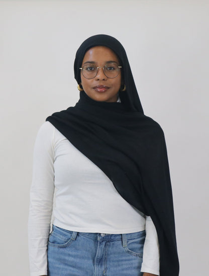 Modal Hijab - Black