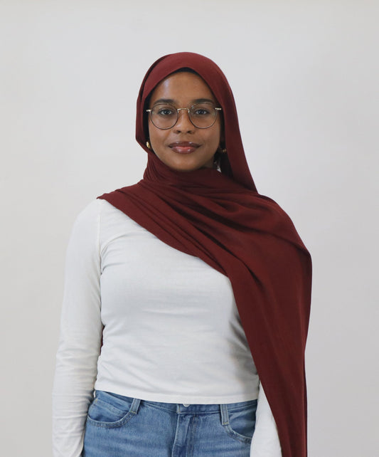 Modal Hijab - Maroon