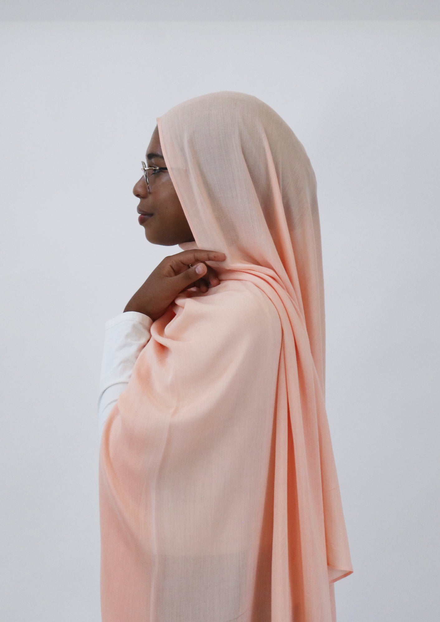 Modal Hijab - Peach