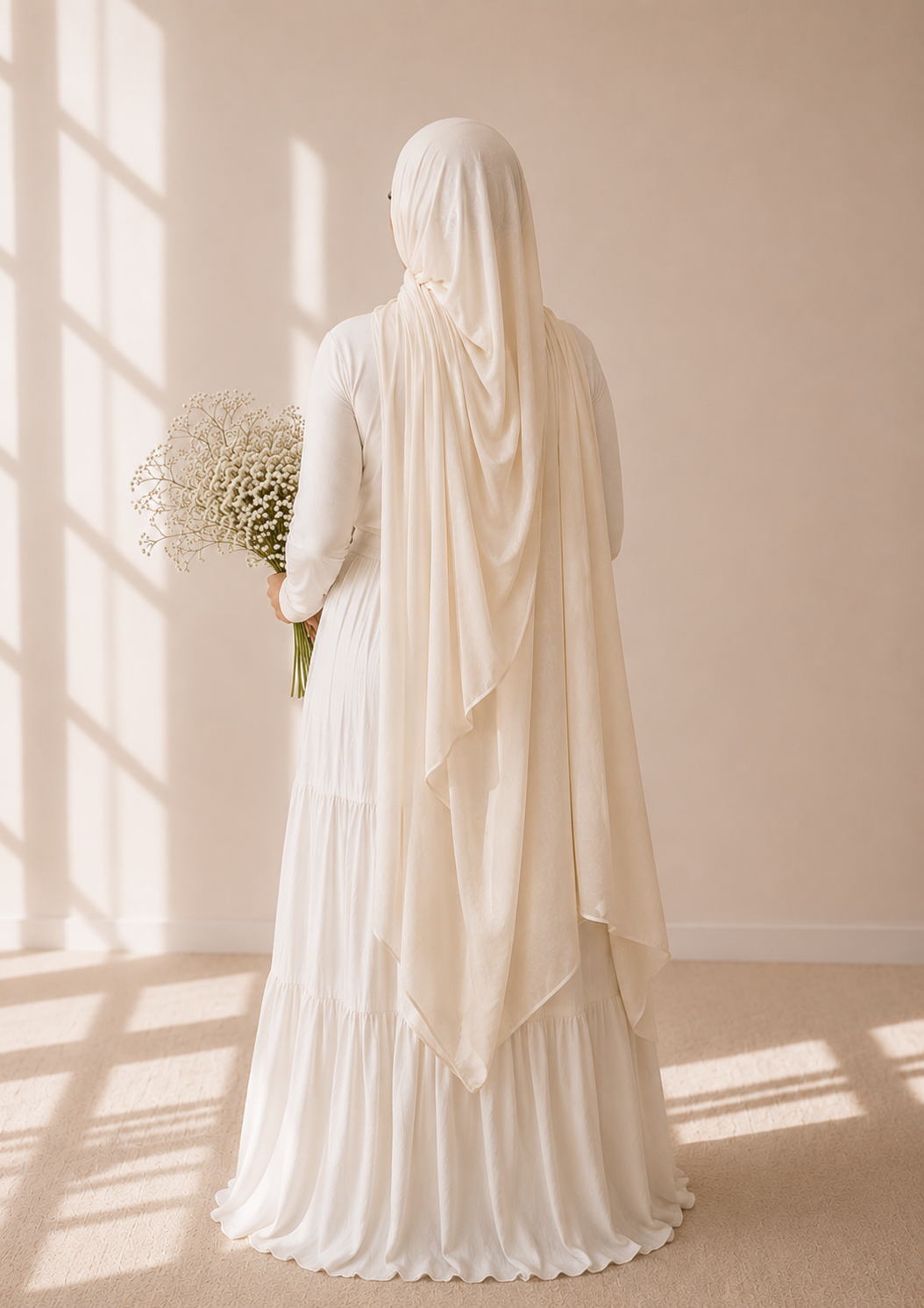 Modal Hijab - Light Beige
