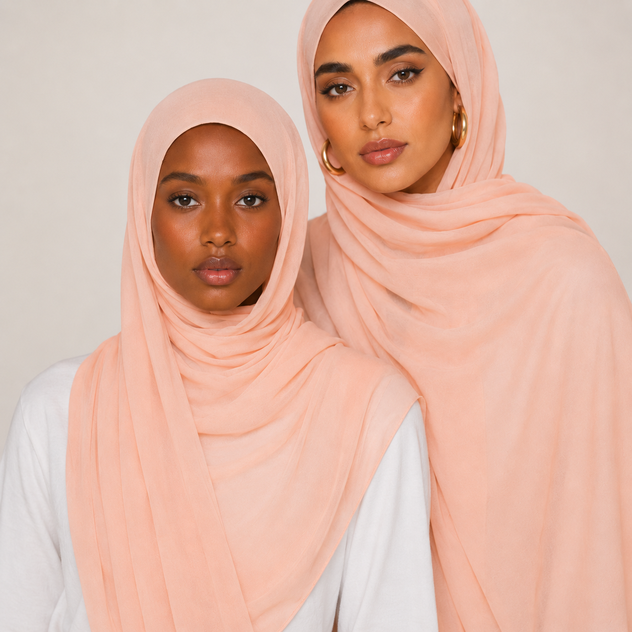 Modal Hijab - Peach
