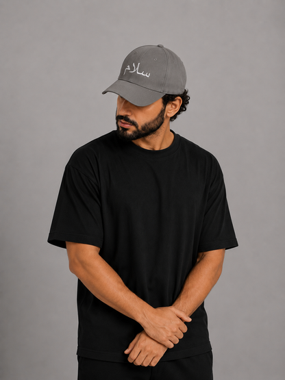 Arabic Salaam Hat (Peace) Gray